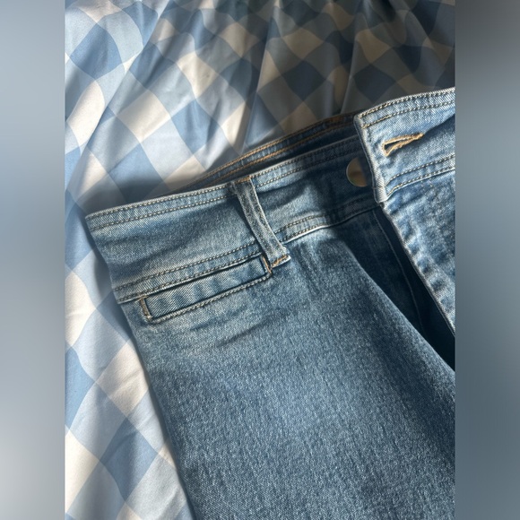 Fitted wide leg jeans pale blue - Picture 10 of 12